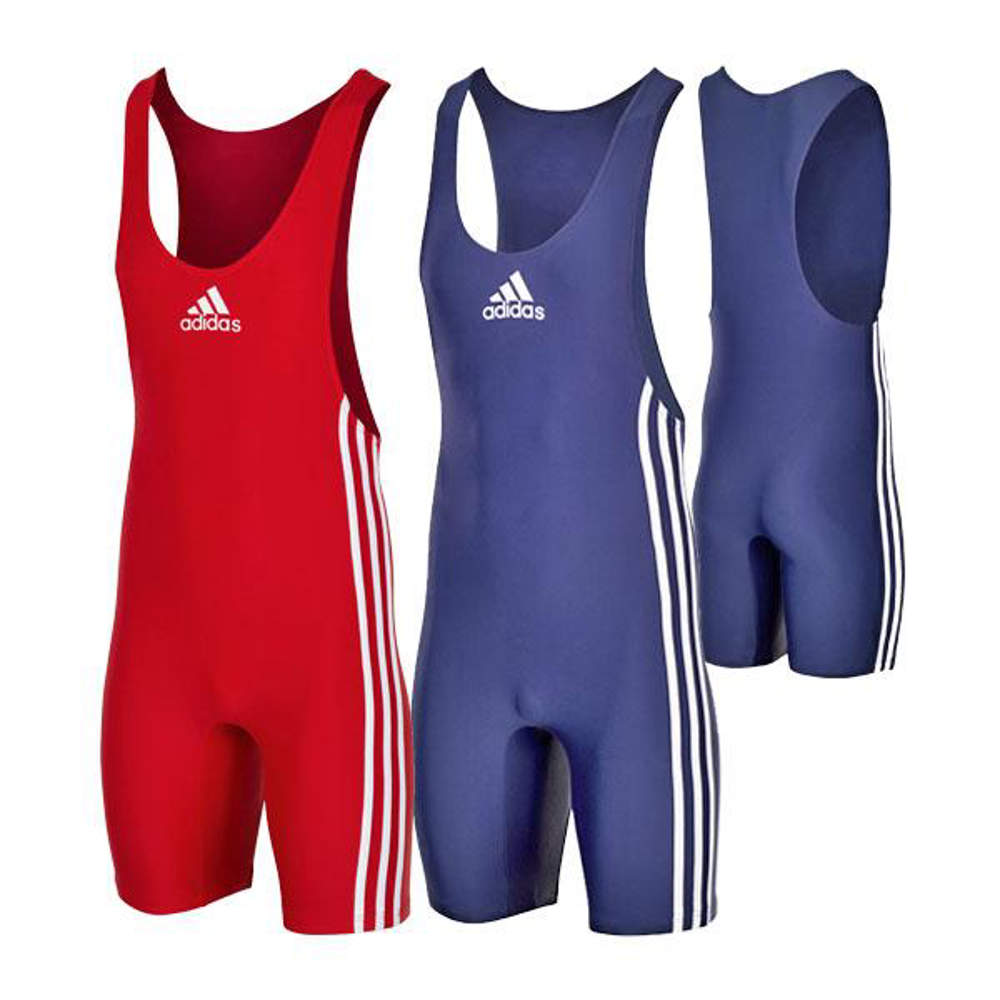 Picture of adidas® Performance Basic wrestling singlets, set of 2