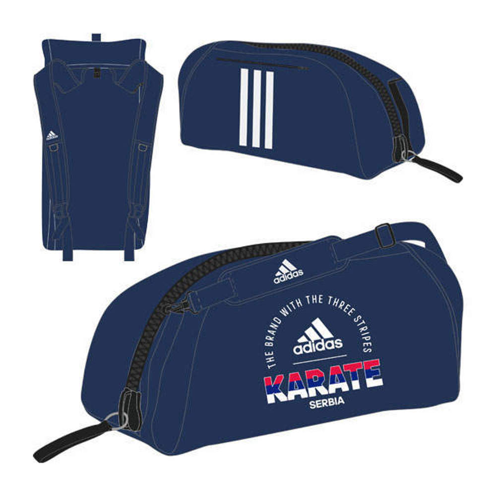 Picture of adidas Karate Serbia training 3in1 bag
